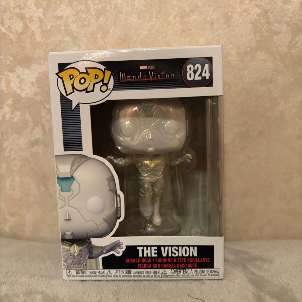 Funko The Vision Pop Figure - Silver and White